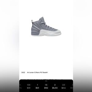 Air Jordan 12 Retro PS Stealth